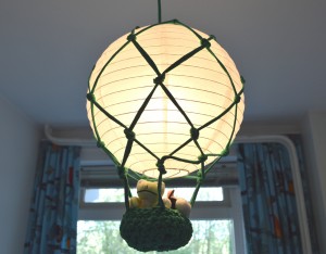 hot air balloon lamp